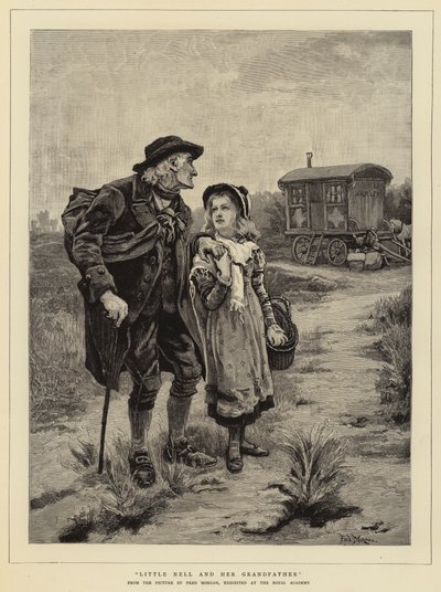 Little Nell and Her Grandfather by Frederick Morgan